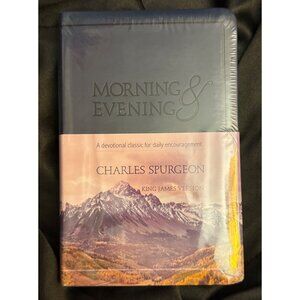 Morning & Evening KJV Flx Blue : KJV Edition by Charles Spurgeon (2019, Leather)
